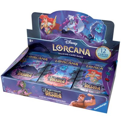 Boite de Boosters Fran�ais Lorcana Display de 24 boosters : Le Retour d'Ursula