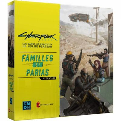 Jeu de Plateau Strat�gie Cyber Punk 2077 : Gangs of Night City - Familles et Parias