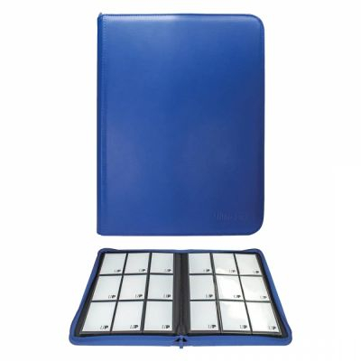 Portfolio  Vivid Zippered Pro-binder 9-Pocket - Bleu -  360 Cases (20 Pages De 18)