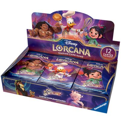 Boite de Boosters Fran�ais Lorcana Display de 24 boosters : Ciel Scintillant