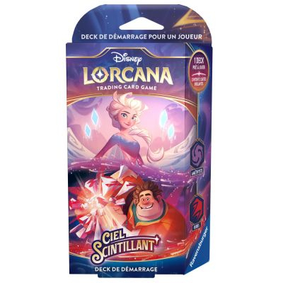 Deck de Demarrage Lorcana Ciel Scintillant :  Elsa et Ralph