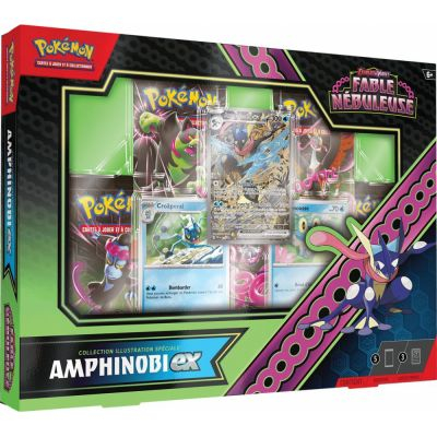Coffret 5 Boosters Pok�mon Collection Illustration Sp�ciale - EV6.5 Ecarlate et Violet - Fable N�buleuse : Amphinobi EX