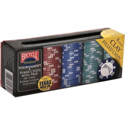 Ambiance  Bicycle Poker- Set 100 jetons