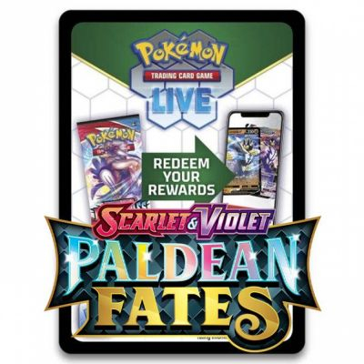 Cartes � Code Pok�mon Lot De 20 Cartes � Code Pokemon Online - EV04.5 Destin�es de Paldea