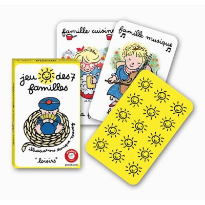 Jeu de Cartes Enfant Jeu de 7 Familles "loisirs" illustr� par Monique Touvay