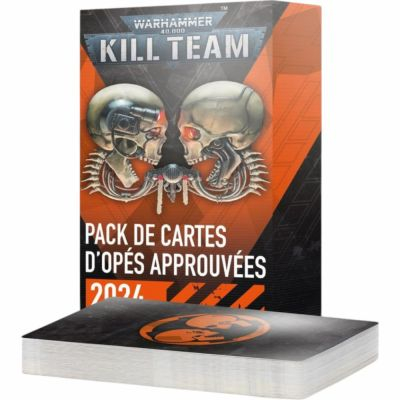 D�s et Gemmes Warhammer 40.000 Warhammer 40.000 - Kill team : Pack de Cartes d'Op�s approuv�es (2024)