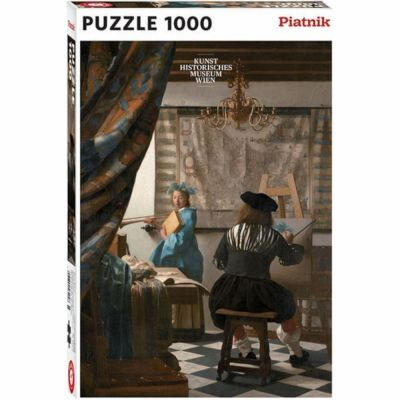  R�flexion Puzzle 1000 - Vermeer - L'art de la peinture