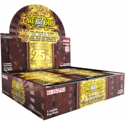 Boite de Boosters Fran�ais Yu-Gi-Oh! Display de 24 boosters - La Bonanza du Quart de Si�cle