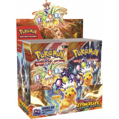 Boite de Boosters Fran�ais Pok�mon Display 36 Boosters EV08 - Ecarlate et Violet - �tincelles D�ferlantes