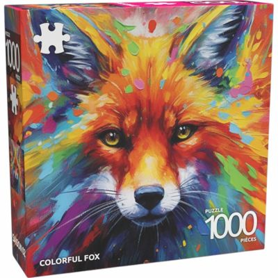 R�fl�xion R�flexion Colorful Fox : Puzzle 1000 pi�ces