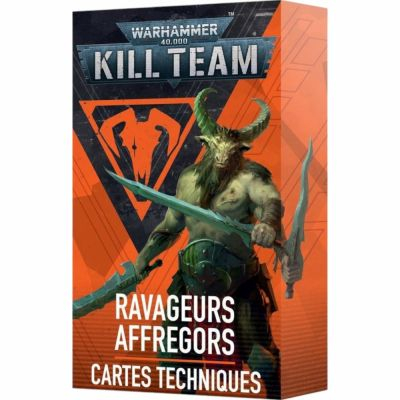D�s et Gemmes Warhammer 40.000 Warhammer 40.000 - Kill team : Ravageurs Affregors (Cartes Techniques)