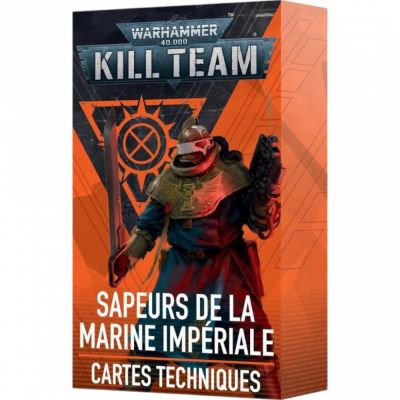D�s et Gemmes Warhammer 40.000 Warhammer 40.000 - Kill team : Sapeurs de la Marine Imp�riale (Cartes Techniques)