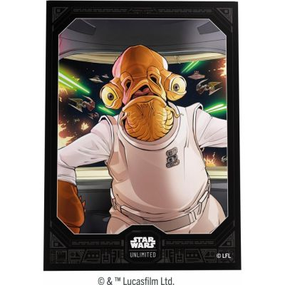 Prot�ges Cartes Standard Star Wars Unlimited Art Sleeves Card - Admiral Ackbar