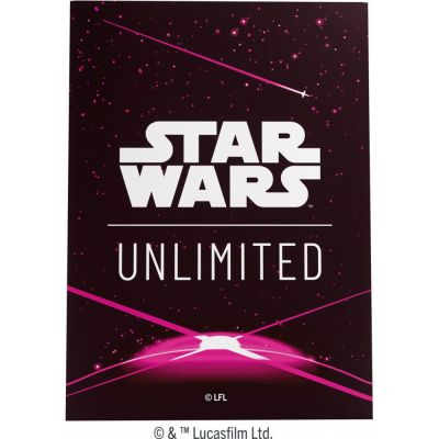 Prot�ges Cartes Standard Star Wars Unlimited Art Sleeves - Card Back Magenta