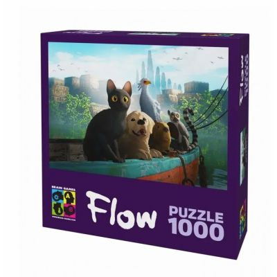 Puzzle Flow 1000 pi�ces : Animaux sur le b�teau