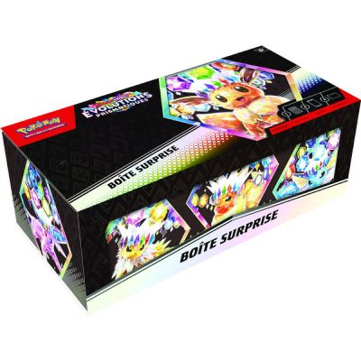 Coffret 4 Boosters Pok�mon EV8.5 �carlate et Violet � �volutions Prismatiques - Bo�te surprise
