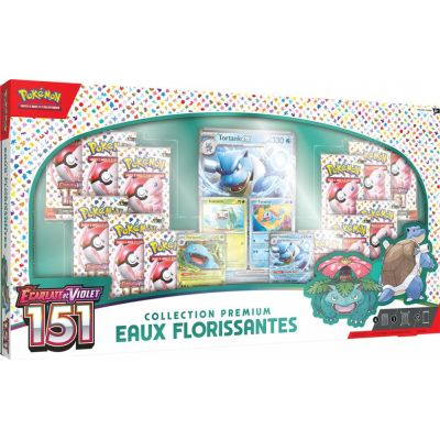 Coffret 12 Boosters Pok�mon EV3.5 Ecarlate et Violet - 151 - Collection Premium - Eaux Florissantes