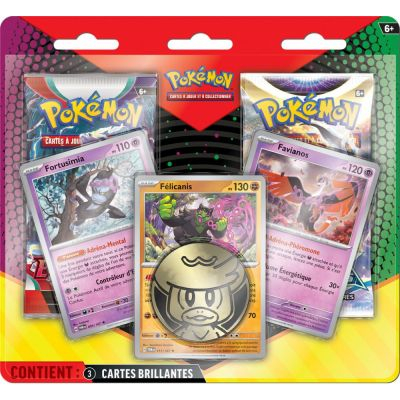Duopack 2 Boosters Pok�mon EB09/EV01 - Fortussimia, F�licanis, Favianos