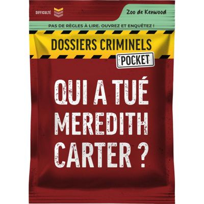Enqu�te Enqu�te Dossiers Criminels Pocket 1 - Qui a tu� Meredith Carter ?