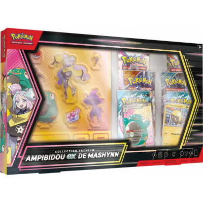 Coffret 6 Boosters Pok�mon Collection Premium Ampibidou EX de Mashynn