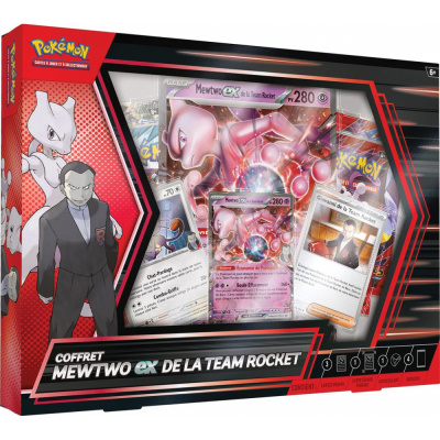 Coffret 4 Boosters Pok�mon Mewtwo Ex De La Team Rocket