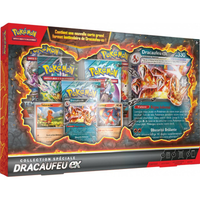 Coffret 5 Boosters Pok�mon Collection Sp�ciale - Dracaufeu EX