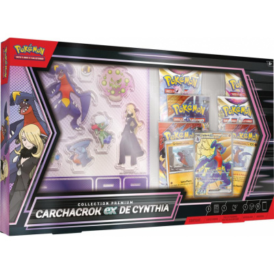Coffret 6 Boosters Pok�mon Collection Premium Carchacrok EX de Cynthia