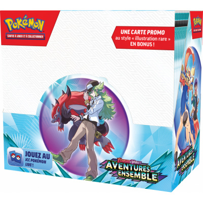 Boite de Boosters Fran�ais Pok�mon Display 36 Boosters EV09 - Ecarlate et Violet - Aventures Ensemble (Avec Carte Promo)