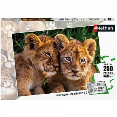 Bas� sur votre Logique R�flexion Nathan Puzzle - Collection Tendresse: Adorables lionceaux 250 pi�ces