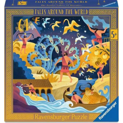  R�flexion Puzzle 64 pi�ces - Tales Around the World : Les 12 Travaux d'Hercule