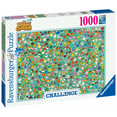  R�flexion Ravensburger - Puzzle 1000 p - Animal Crossing (Challenge Puzzle)