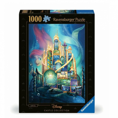 Puzzle R�flexion Ravensburger Puzzle - Disney Castles: Ariel - 1000 pi�ces