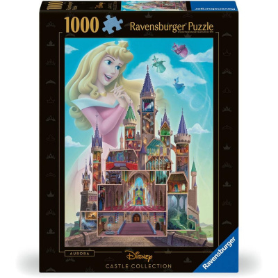 Puzzle R�flexion Ravensburger Puzzle - Disney Castles: Aurore - 1000 pi�ces