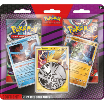 Duopack 2 Boosters Pok�mon EV03/EV06 - Artikodin, Elector, Tyranocif de la team rocket