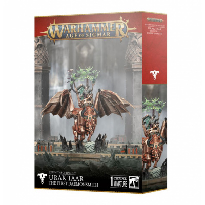 Figurine Warhammer Age of Sigmar Warhammer Age of Sigmar - Helsmiths of Hashut : Urak Taar The First Daemonsmith (Urak Taar, le Premier Forged�mon)