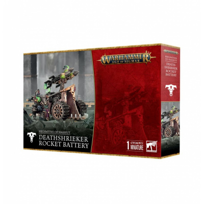 Figurine Warhammer Age of Sigmar Warhammer Age of Sigmar - Helsmiths of Hashut : Deathshrieker Rocket Battery (Lance-fus�es Hurlemort / Bombarde du Tourment)