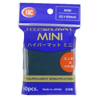Prot�ges Cartes Format JAP  Kmc - Mini Green Hyper Mat (Vert & Matte par 60)