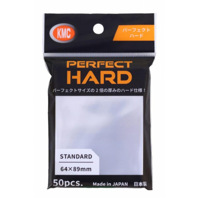 Prot�ges Cartes Standard  Kmc - Standard - Perfect Hard 50 Sleeves  - 64x89mm