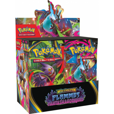 Boite de Boosters Fran�ais Pok�mon Display 36 Boosters - ME02 M�ga-�volution - Flammes Fantasmagoriques