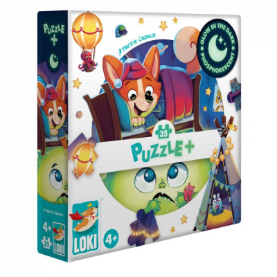 Puzzle + : 35 pi�ces - LOKI et le montre sous le lit