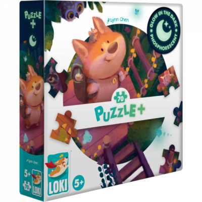 Puzzle + : 70 pi�ces - LOKI explore la Cabane