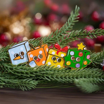   Pin's �maill� D�-cembre