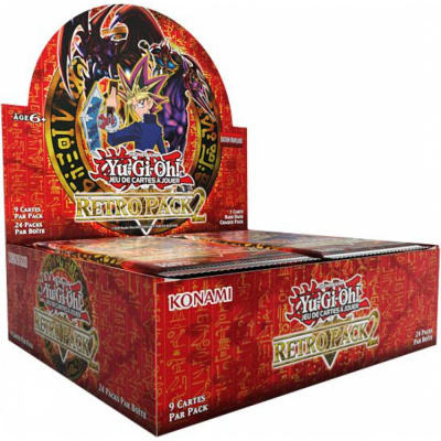 Boite de Boosters Fran�ais Yu-Gi-Oh! Display de 24 Boosters - Retro Pack 2