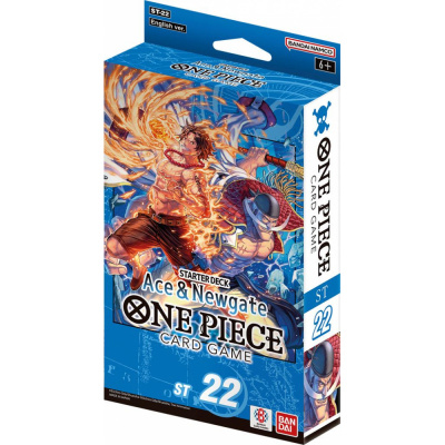 Deck de Demarrage One Piece Card Game ST22 : Ace et Newgate Bleu (Anglais)