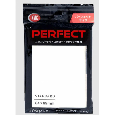 Prot�ges Cartes Standard  KMC - Standard - Perfect Fit 100 Sleeves  - 64x89mm