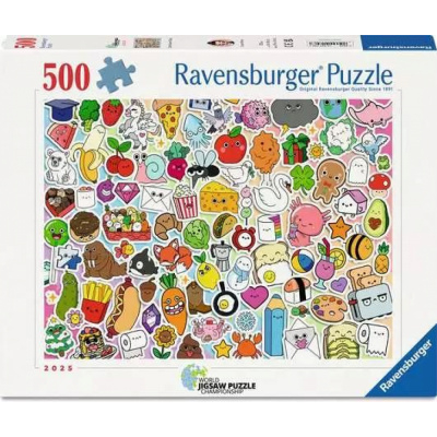 Bas� sur votre Logique R�flexion Ravensburger - Puzzle Adulte - Puzzle 500 p - Stickers kawaii