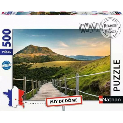 Bas� sur votre Logique R�flexion Nathan - Puzzle 500 pi�ces - Collection R�gions de France : Puy de D�me
