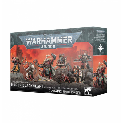 Figurine Warhammer 40.000 Warhammer 40.000 - Spaces Marines du Chaos - Red Corsairs - Huron Blackheart et les Ma�tres du Maelstr�m