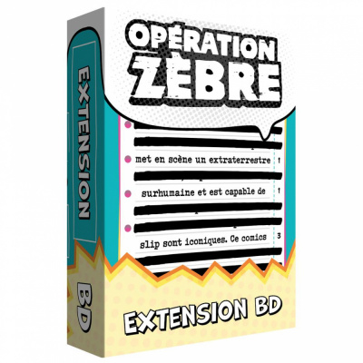 Jeu de devinettes en Soir�e Op�ration Z�bre - Extension : BD