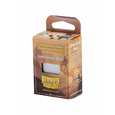 Prot�ges cartes Sp�ciaux  Board Game Sleeves - American Mini  41x63mm - 100 Sleeves
